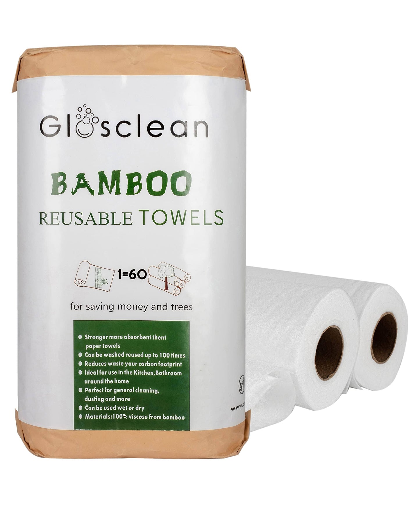 100% Reusable Bamboo Paper Towels