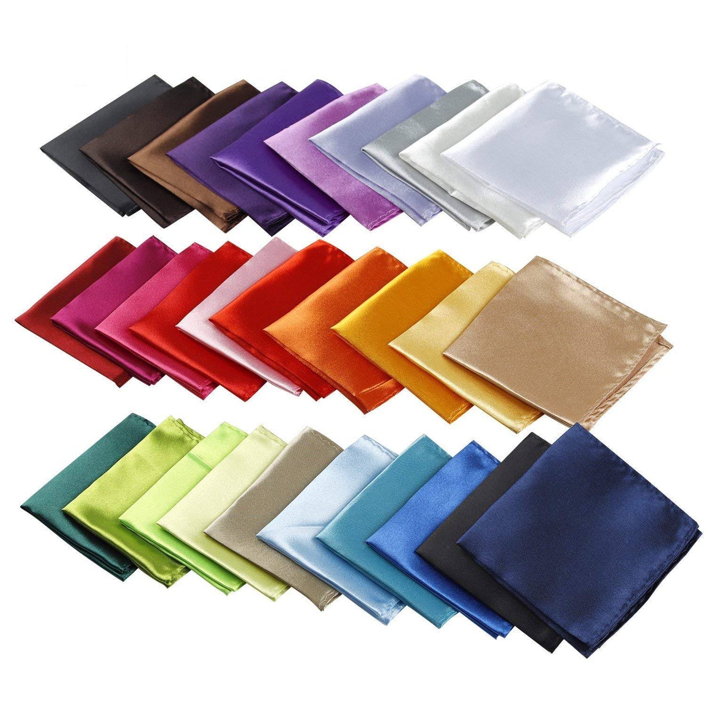 30 Pcs Mens Pocket Squares Handkerchief for Wedding Party