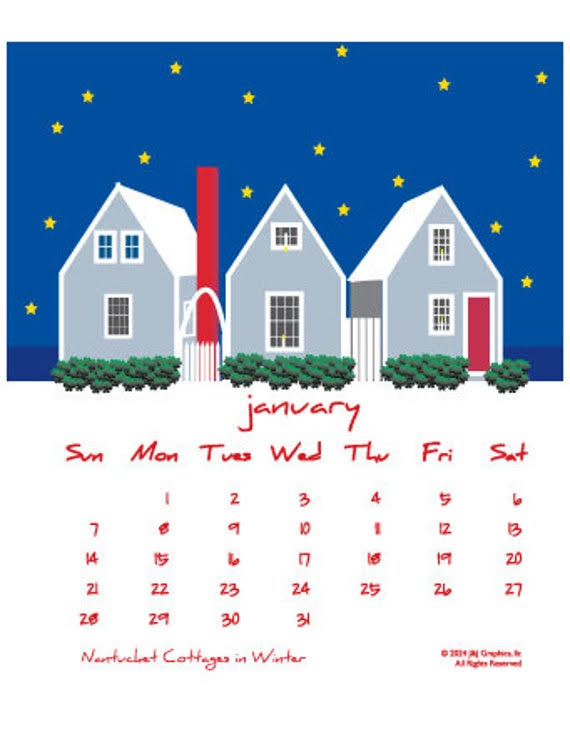 2024 Nantucket Poster Calendar