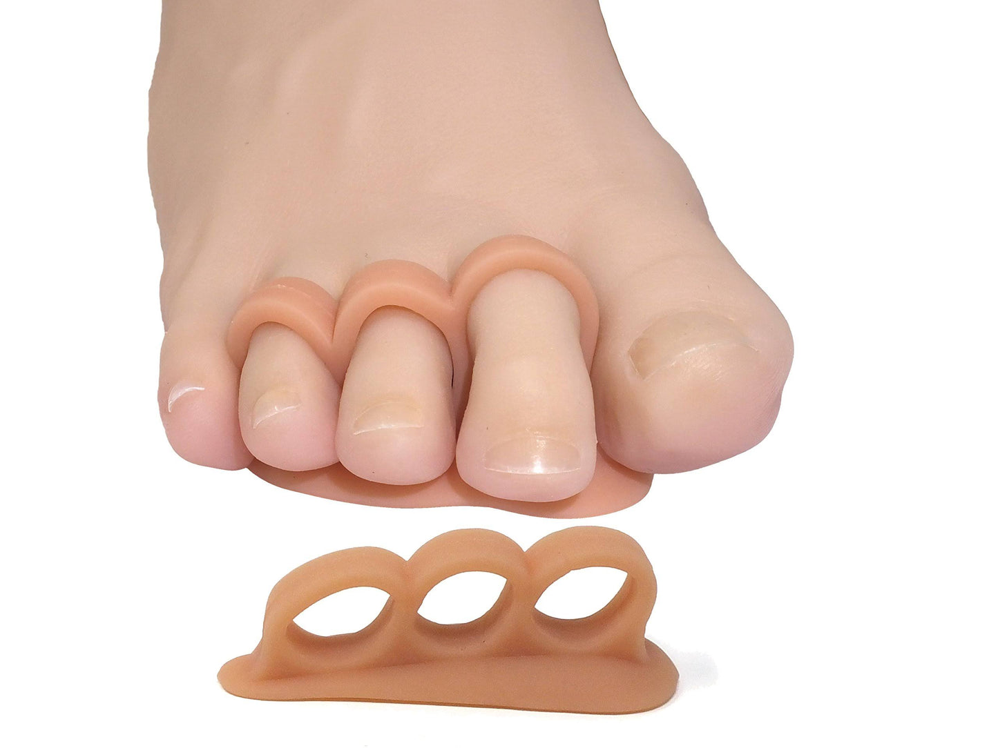 ZenToes Hammer Toe Straightener and Corrector 4 Pack Soft Gel Crests Splints