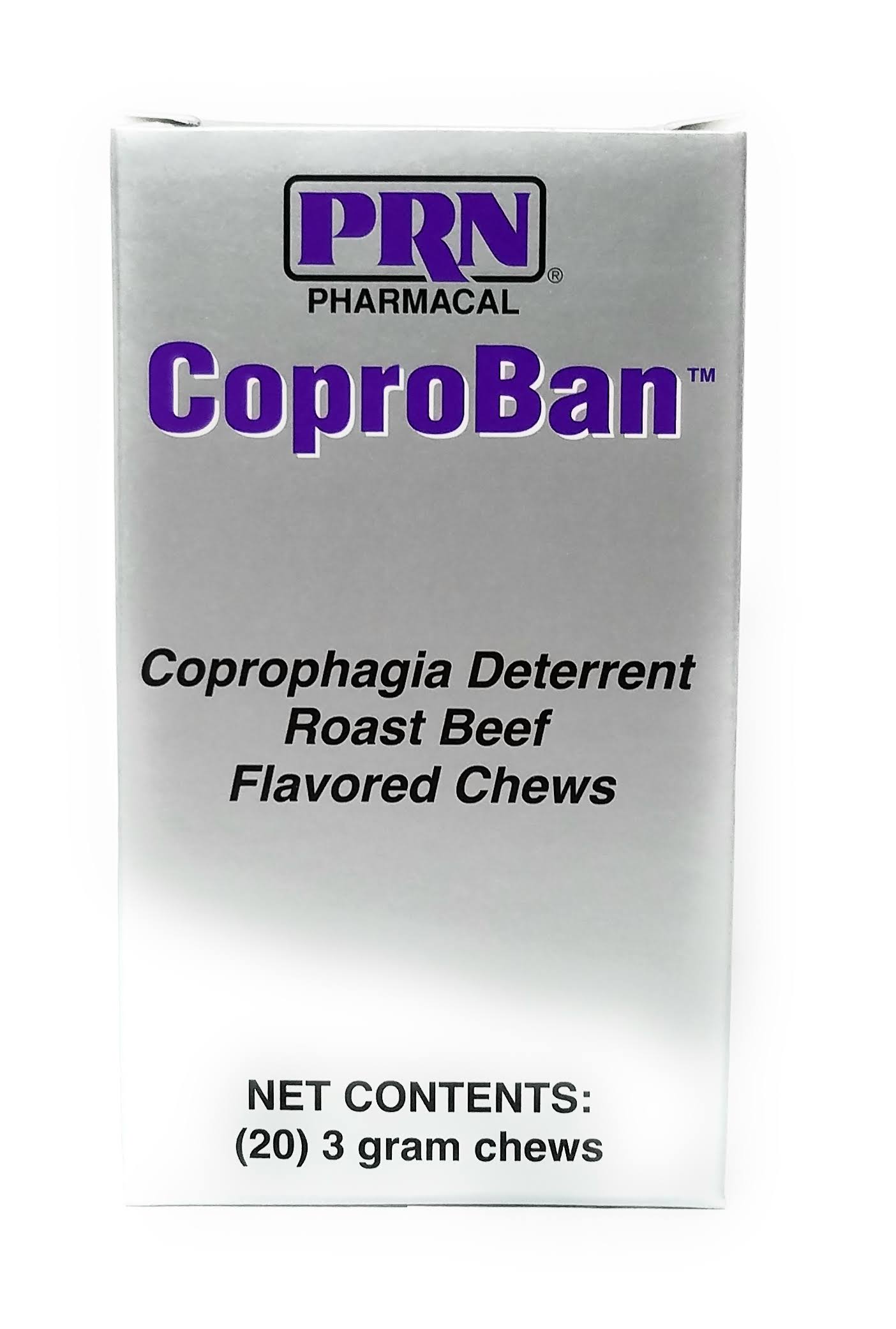 20-Piece CoproBan Anti-Coprophagia Chew Tabs, Roast Beef Flavor