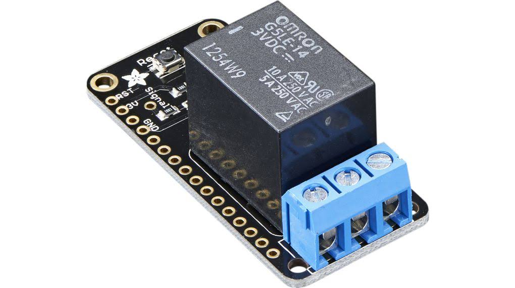 Adafruit Power Relay FeatherWing, Size: 51.0 ADA3191