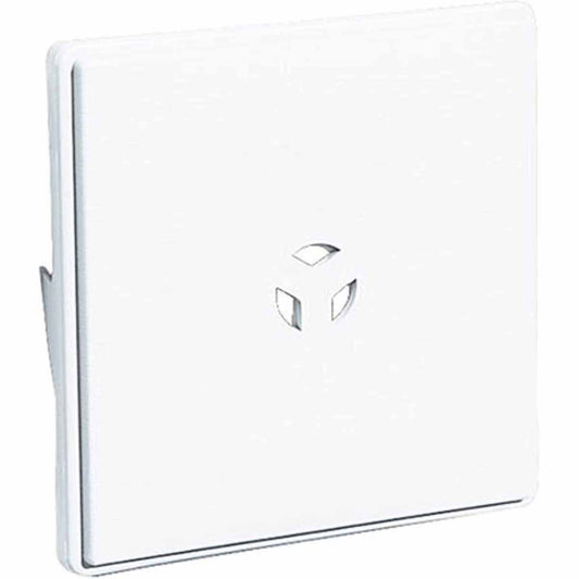 130010008117 6.6 x 6.6 in. Builders Edge Surface Mount Block, White