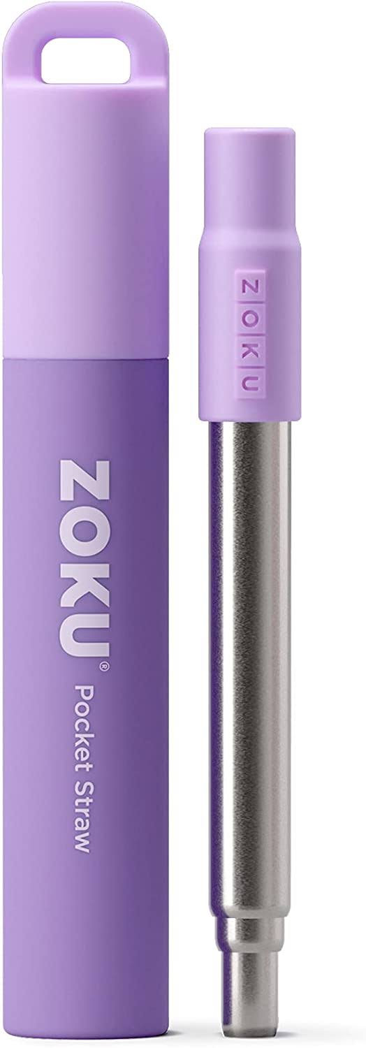 Zoku Two Tone Pocket Straw Gray