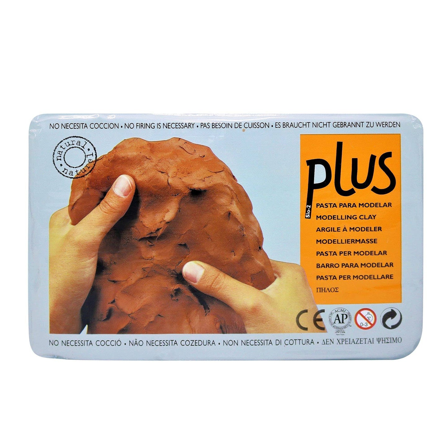 White - Plus Natural Self Hardening Clay 2.2lbs - Activa