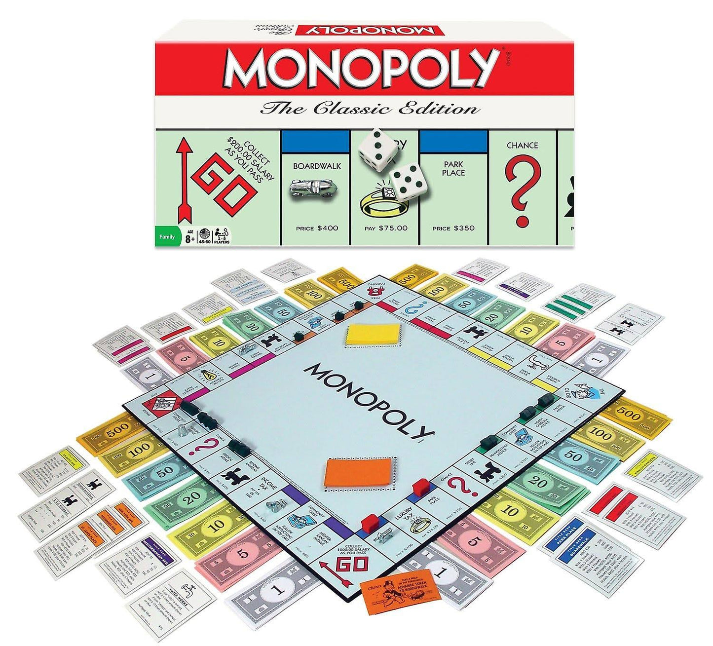 Winning Moves Monopoly, The Classic Edition