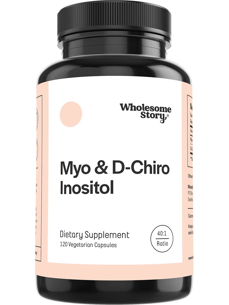 Wholesome Story, Myo & D-Chiro Inositol, 120 Vegetarian Capsules