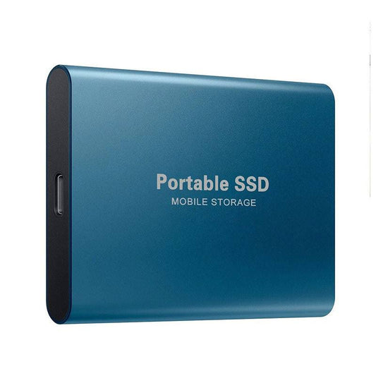 16TB/8TB/4TB/2TB/1TB Ultra Speed External SSD, Blue-1TB by Wrapango