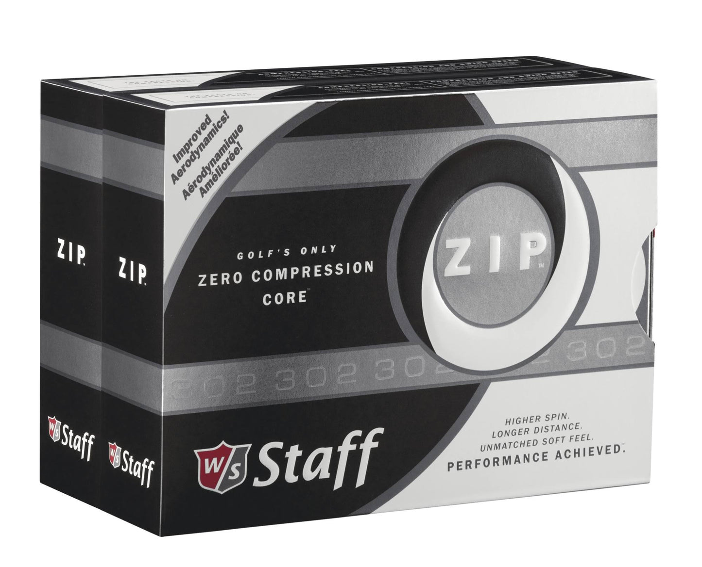 Wilson Staff Zip Golf Balls, White - 24 pack