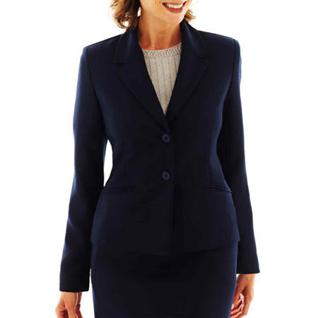 Alfred Dunner Suit Jacket - Blue - 14