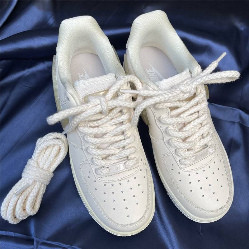 AF1 Thick Rope Shoe Laces Travis SB Dunk AJ Off White Braided Shoelaces Fashion Sneakers Style