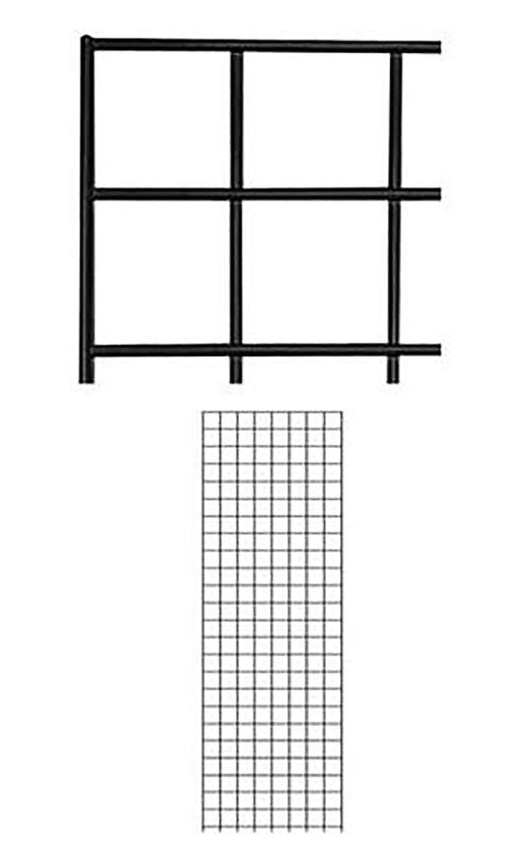 2 x 6 Wire Grid Panel - Black