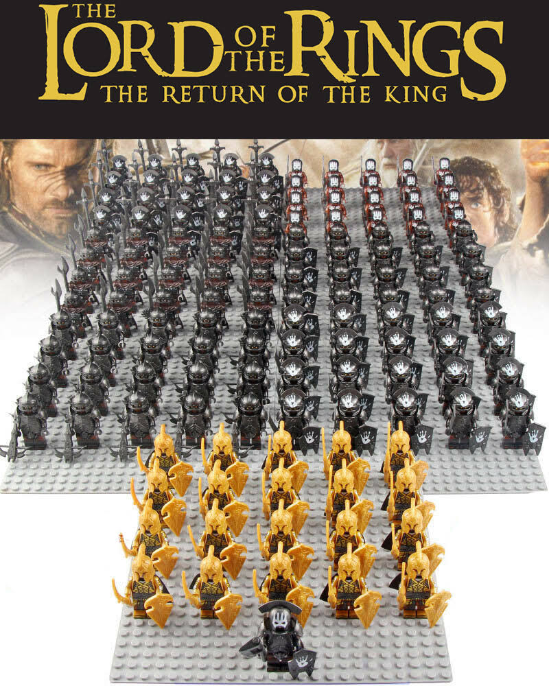 21pcs/set LOTR Noldor Elf Guard Uruk-hai Army Set Minifigures Block Toy Gifts - Uruk-hai Berserker