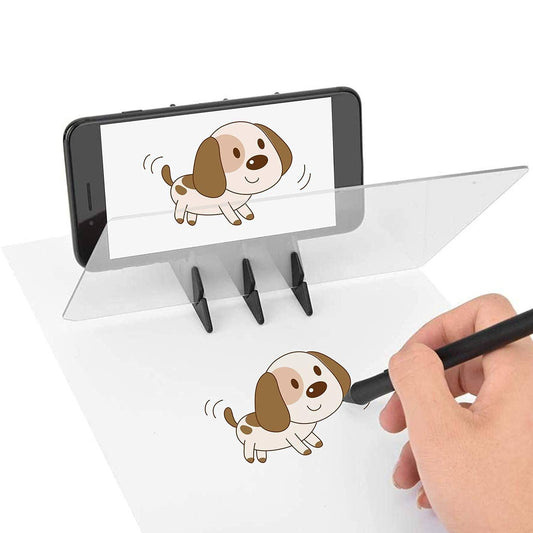 Wendry DIY Drawing Tracing Pad, Acrylic Comic Reflection Drawing Optical Drawing Board, Mobile Phone Tablet Computer Projection Copy