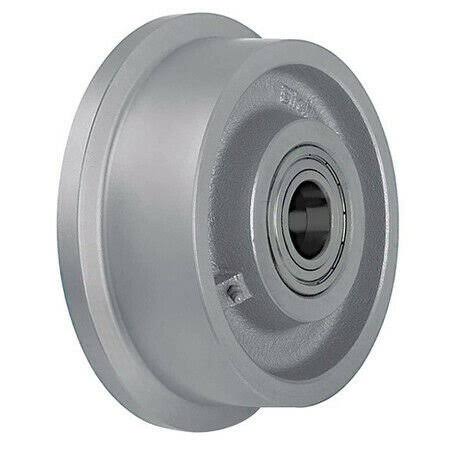 Zoro Select Spk 75K Caster Wheel,1545 lb. Load,Silver Wheel