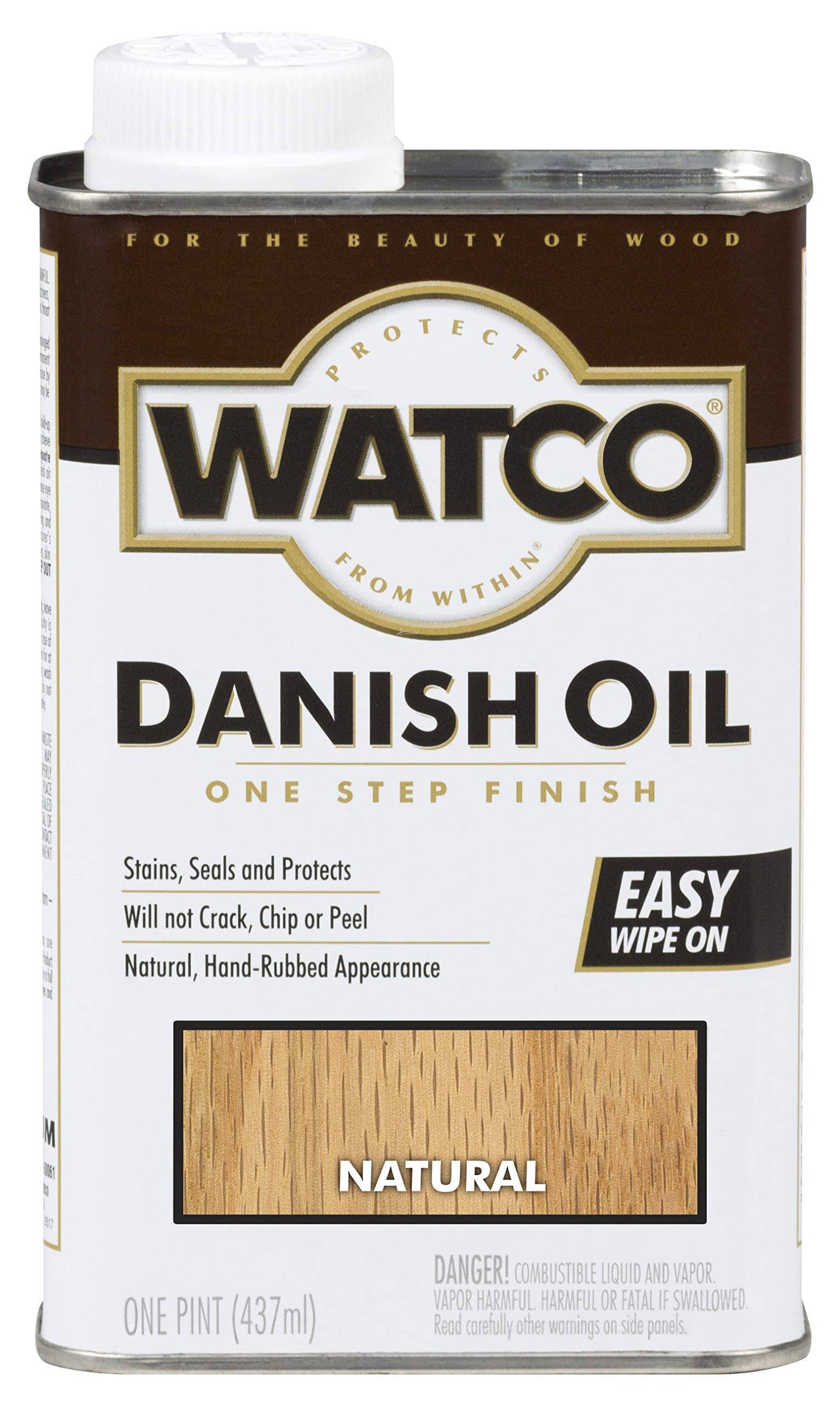 242219 Watco Pint Natural Danish Oil Wood Finish