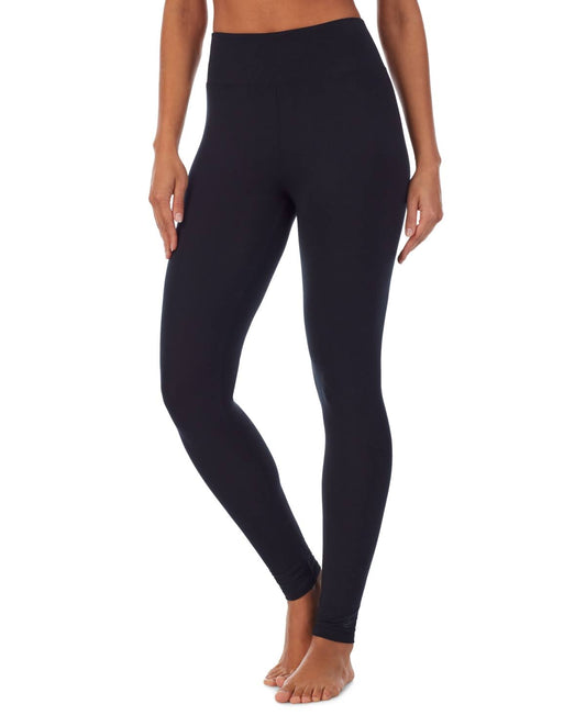 Womens Cuddl Duds Softwear with Stretch Leggings, Size: Small, Black