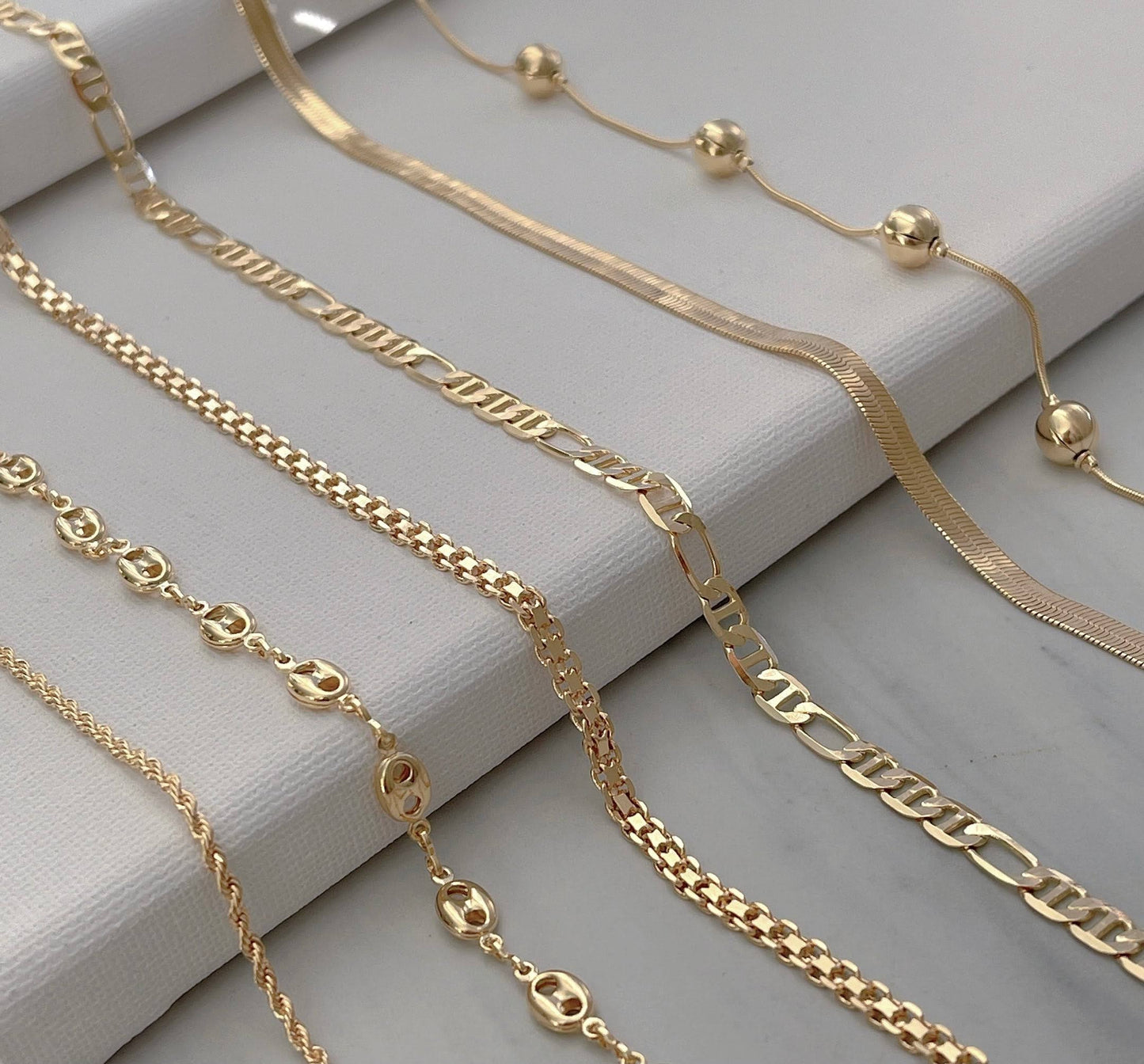 18k Gold Filled Chain Necklace Minimalist Chain Necklace Bridesmaid Necklace