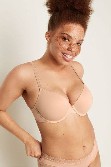 Wear Everywhere Push-Up Bra, Beige, 38DD - Womens Bras - Pink