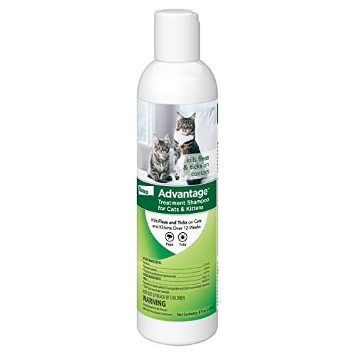 Advantage Flea & Tick Treatment Shampoo for Cats & Kittens (8 oz)