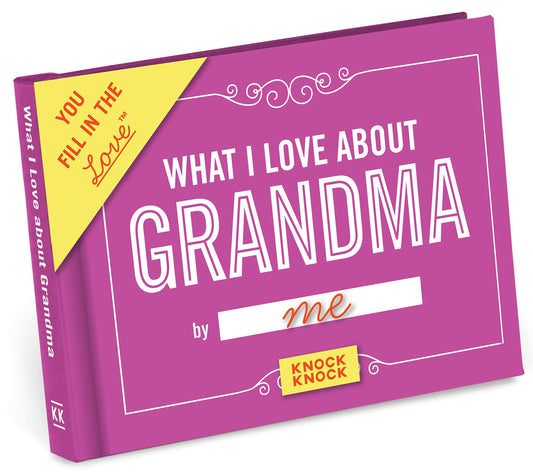 What I Love About Grandma Journal