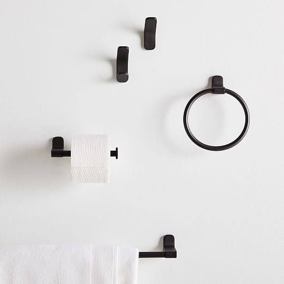 West Elm Mid-Century Contour Bath Hardware Set