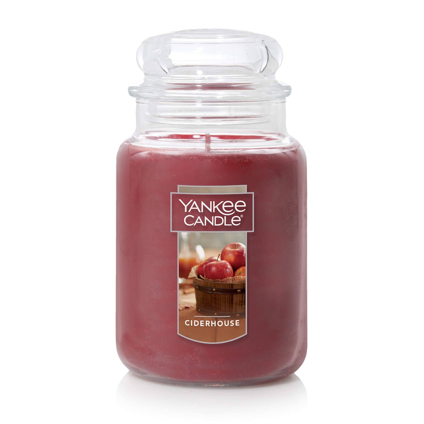 Yankee Candle Large Classic Jar Candle, Ciderhouse, Red