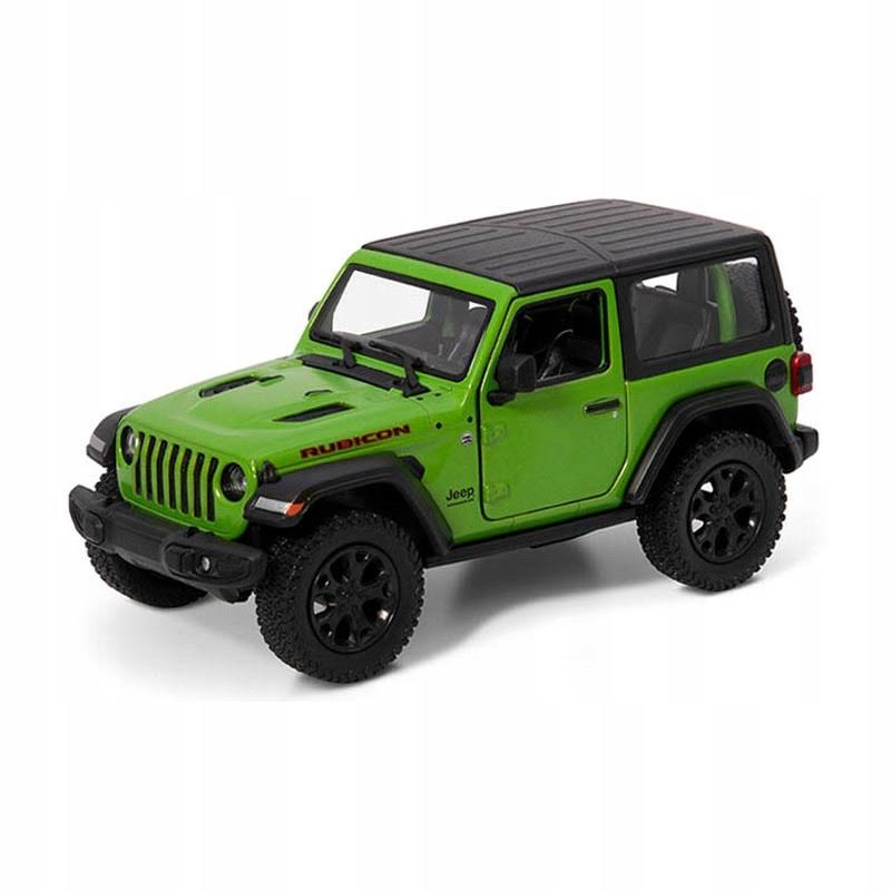 5 Die-cast: 2018 Jeep Wrangler Rubicon Conv. (Yellow) 1/34 Scale