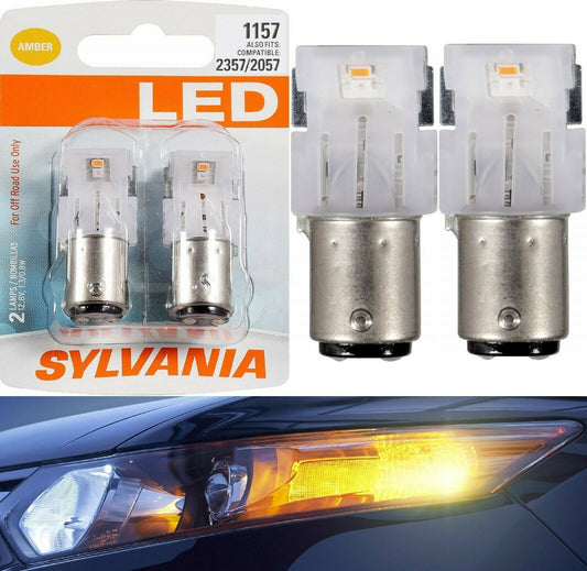 2-pk Sylvania 1157A Amber LED Automotive Bulb