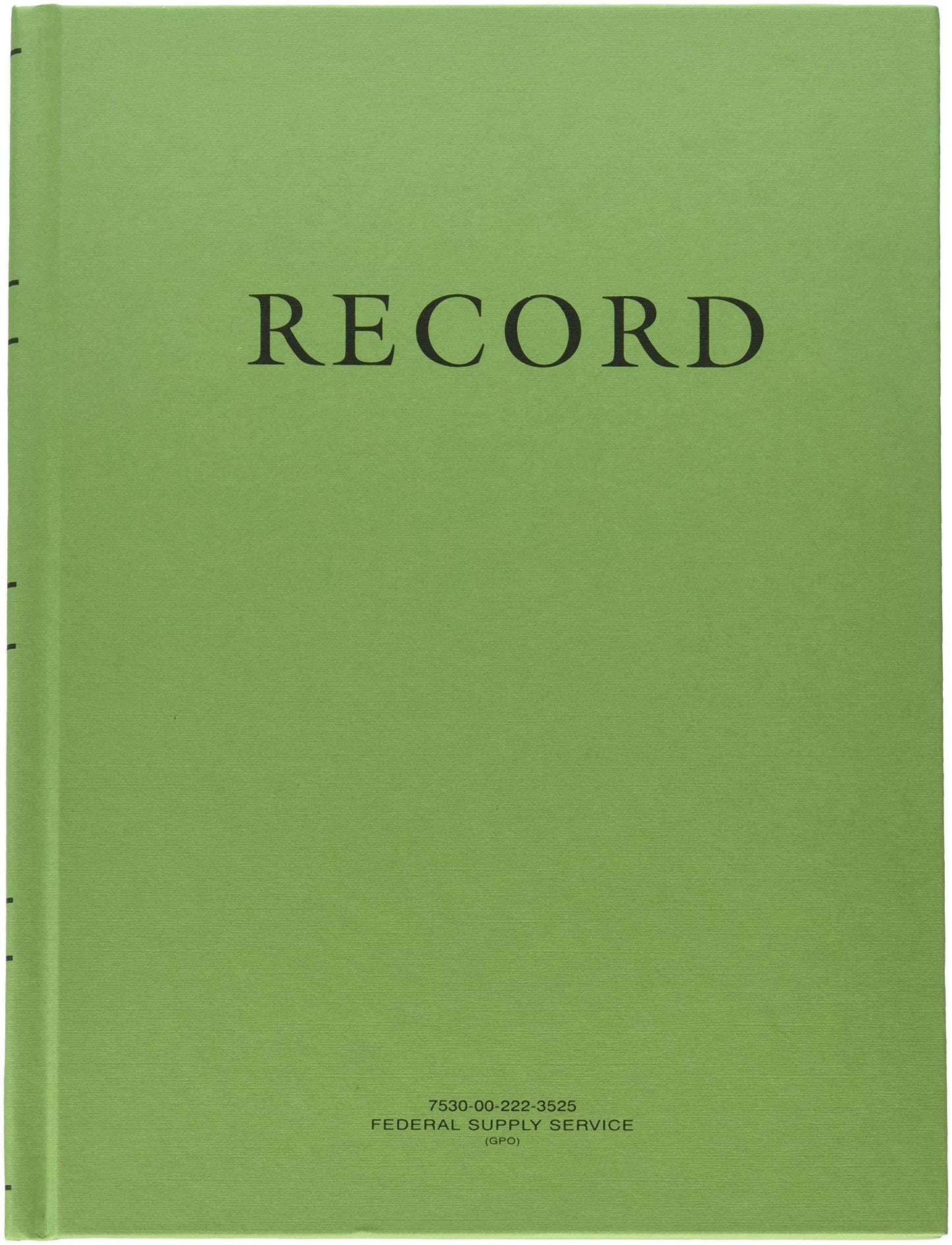 2x Green Military Log Books Record Books Memorandum Books 8 x 10-1/2 Green Log Book NSN 7530-00-222-3525 by AbilityOne