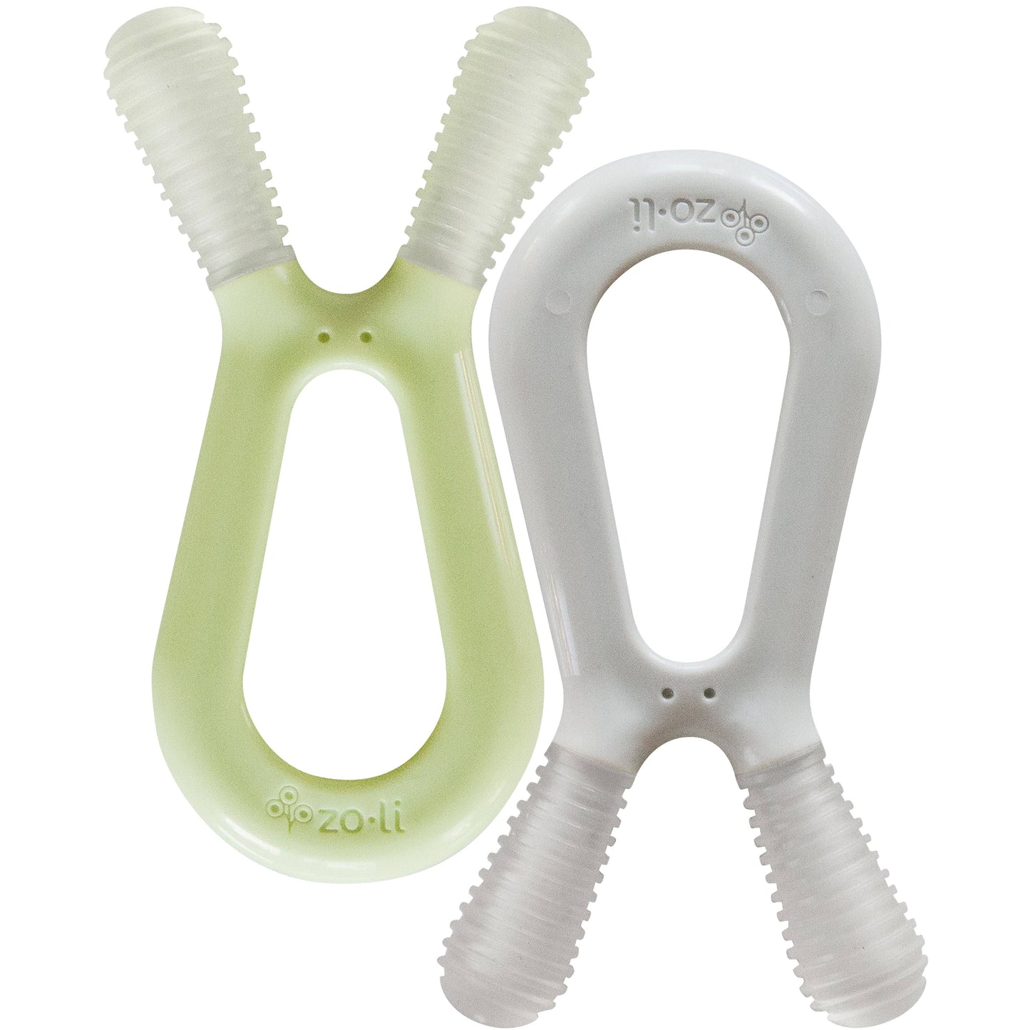 Zoli Bunny Teethers Sage / Ash