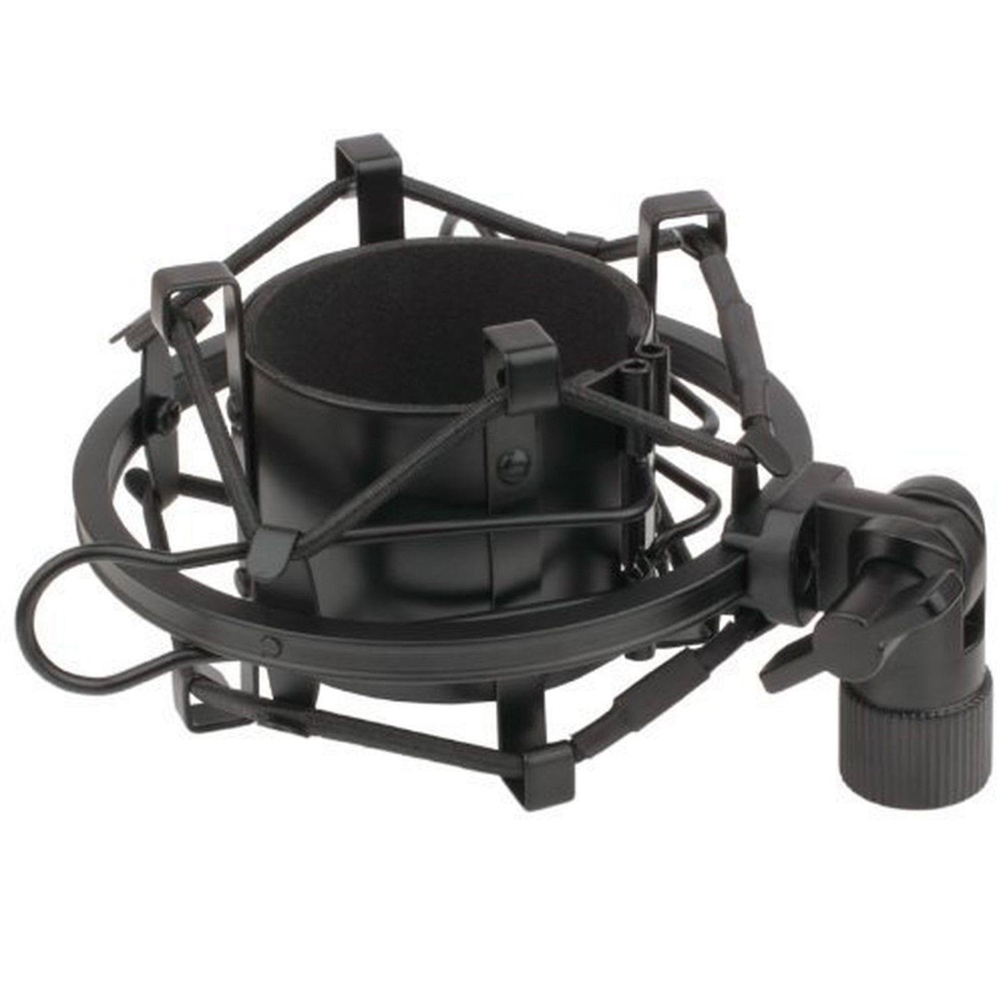 Weymic Black Universal Microphone Shock Mount for Large Diameter Condenser Microphone Metal Construction