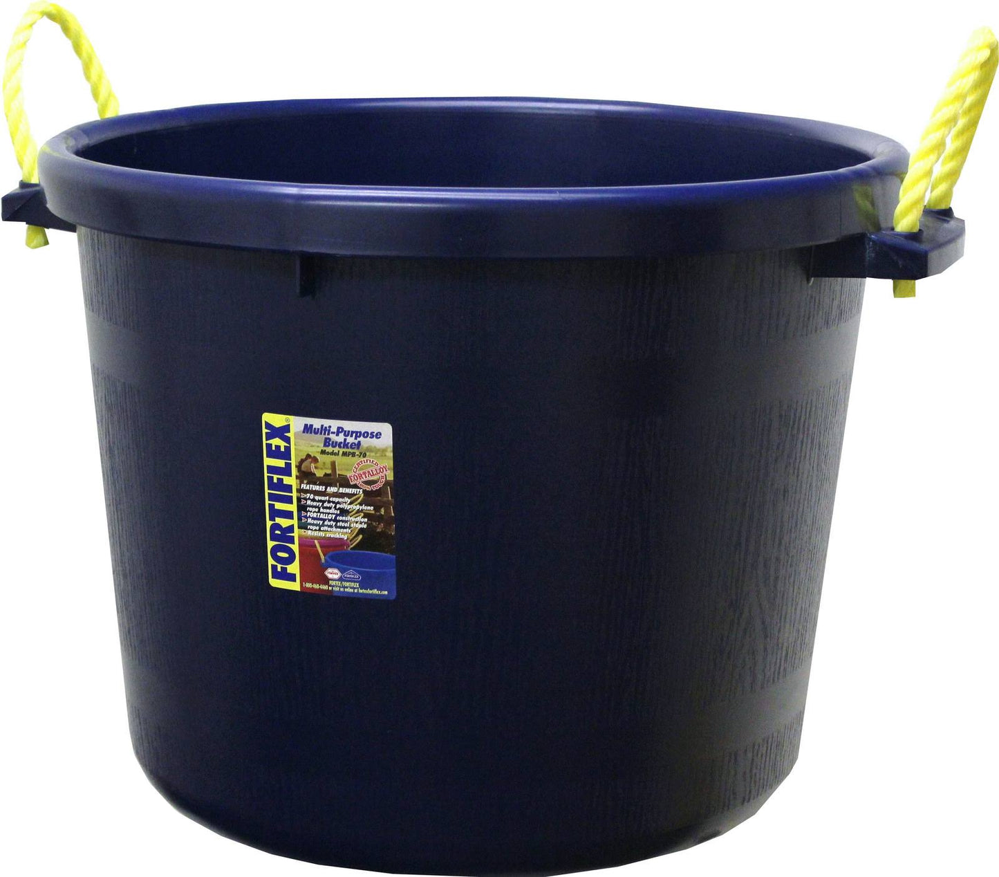 70 Quart Black Multi-Purpose Bucket