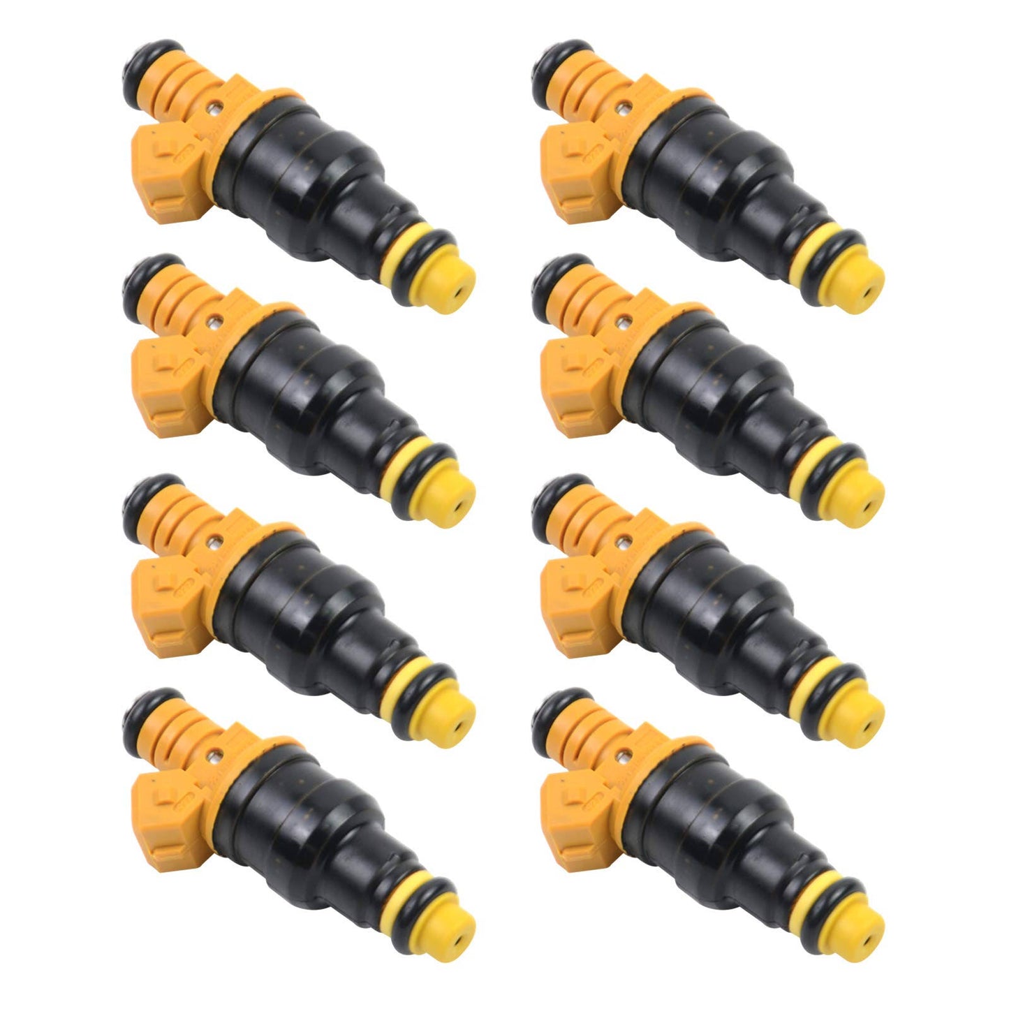 AKWH 0280150943 Set of 8 Fuel Injectors Replacement for Fo-rd 4.6 5.0 5.4 5.8 F-Series E-Series Bronco Lin-coln and Mer-cury 0280150939 0280150909