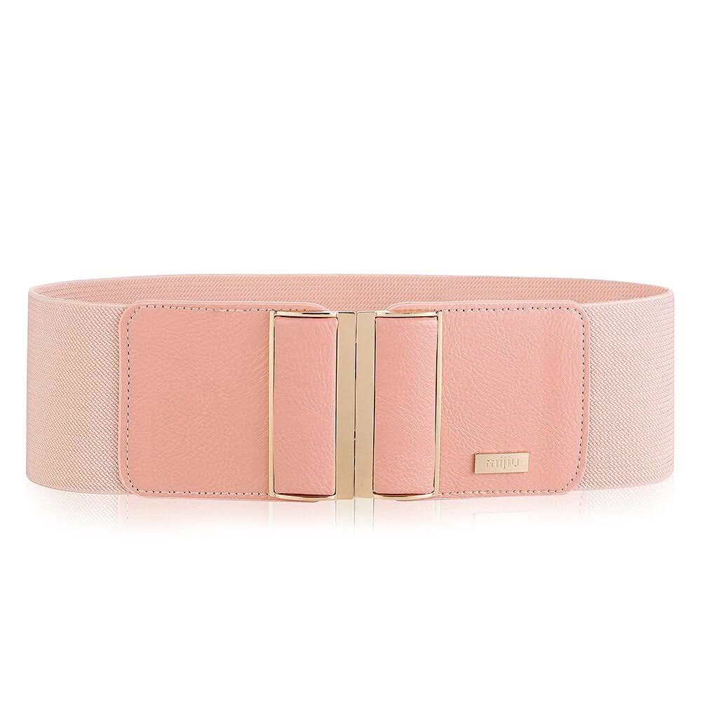 3Wide Elastic Belt Cinch Waist Lady Belt Trimmer Stretch Waistband by MIJIU