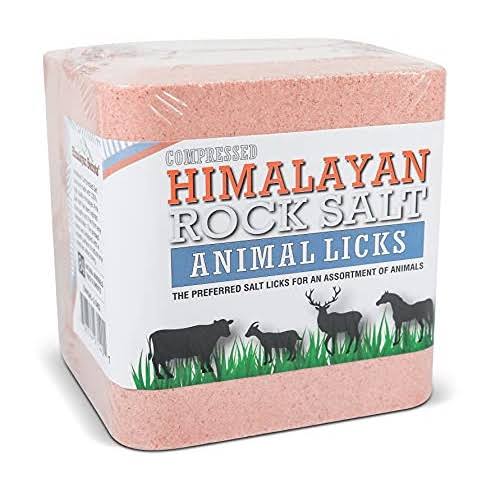 5.5 lb- Compressed Himalayan Salt Animal Lick 100% Pure by Himalayan Secrets