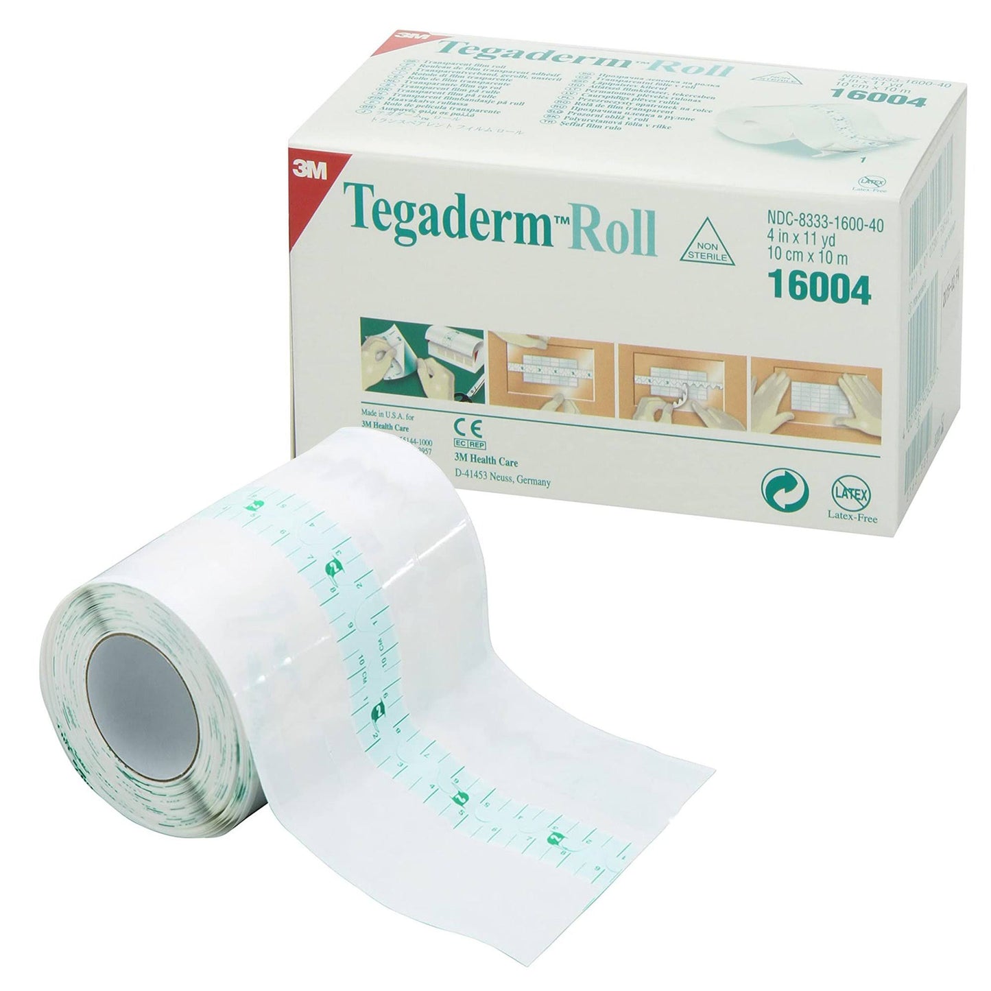 3M 16022101 Tegaderm Transparent Film Dressing 2 in. x 11 Yards