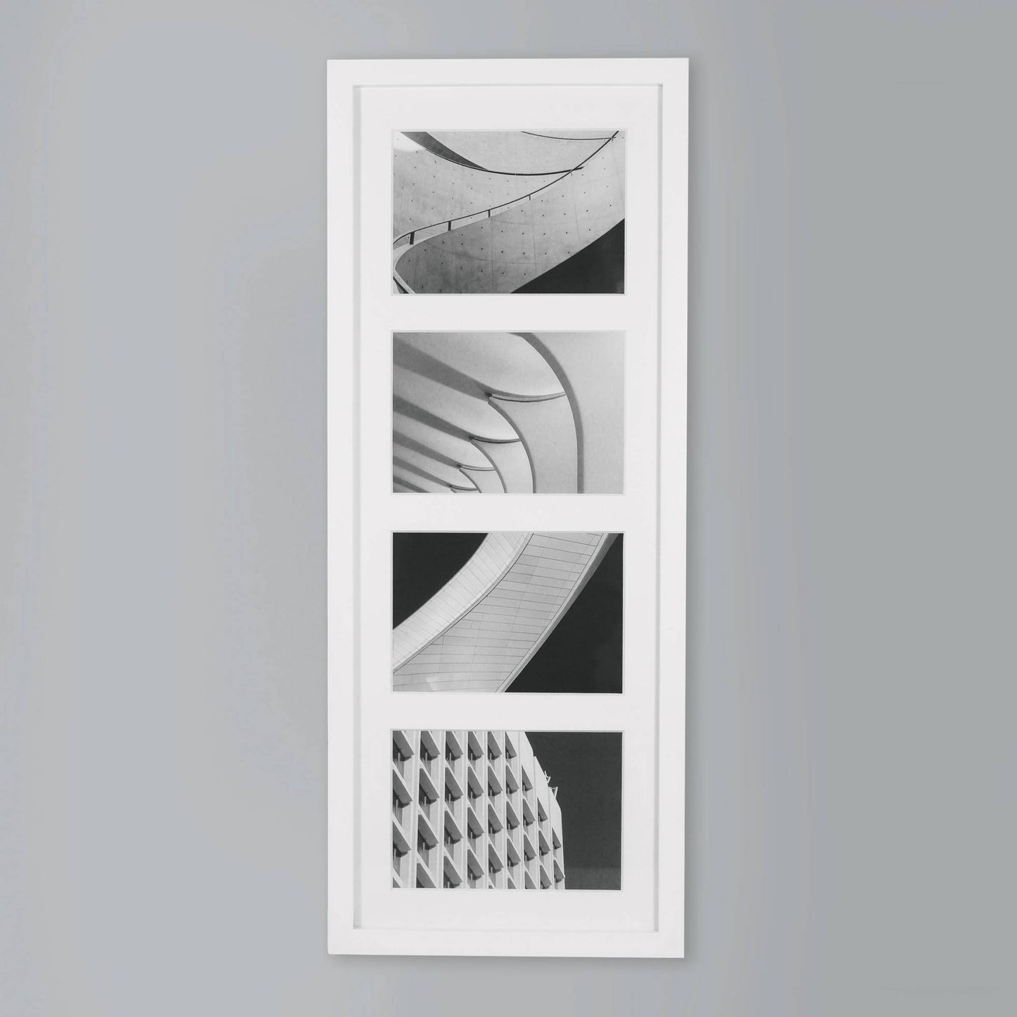 5 x 7 Thin Collage 4 Photos Frame White - Room Essentials