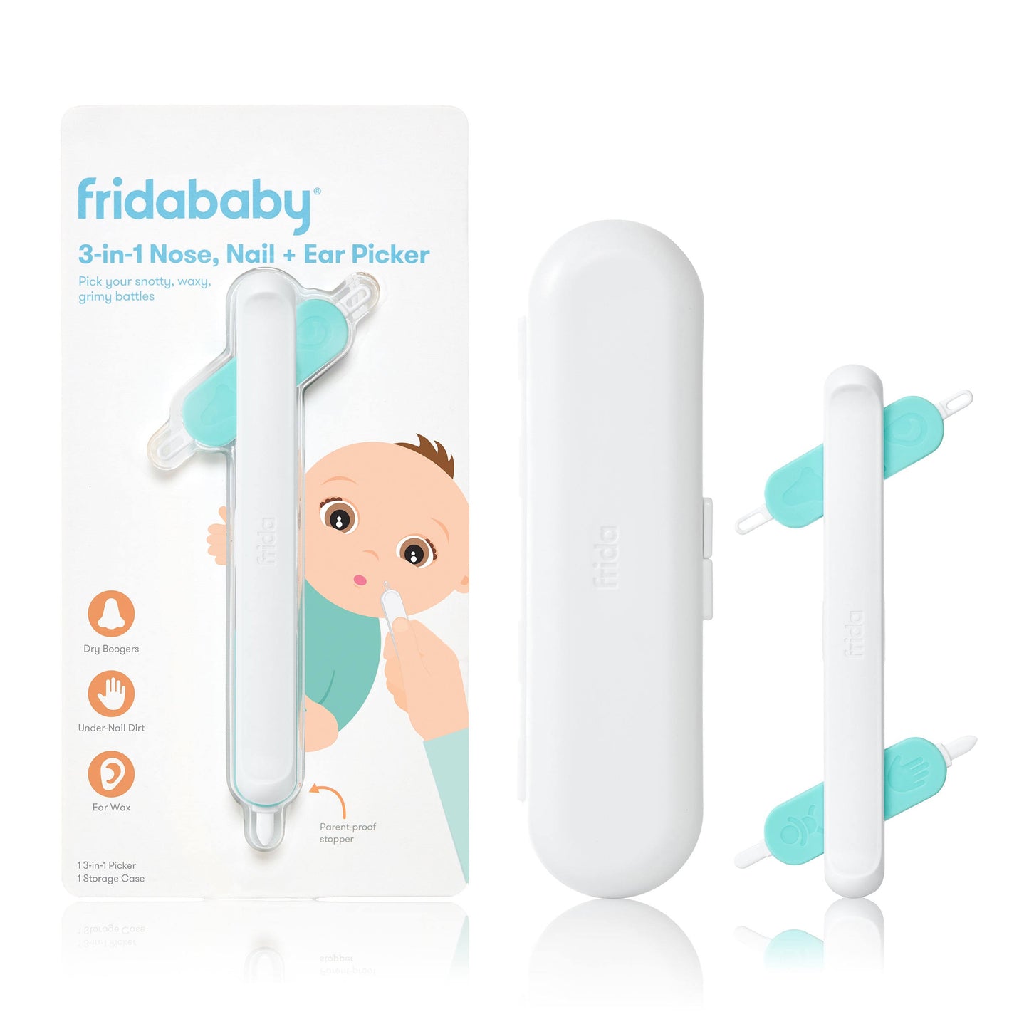 3-in-1 Nose, Nail + Ear Picker by Frida Baby