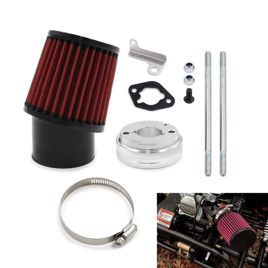 Wnseu MSCRP High Performance Air Filter Intake Kit for Go-Karts & Mini Bikes 6.5 HP Honda Clone Gx160 GX200 Go Kart Predator 212cc Engine