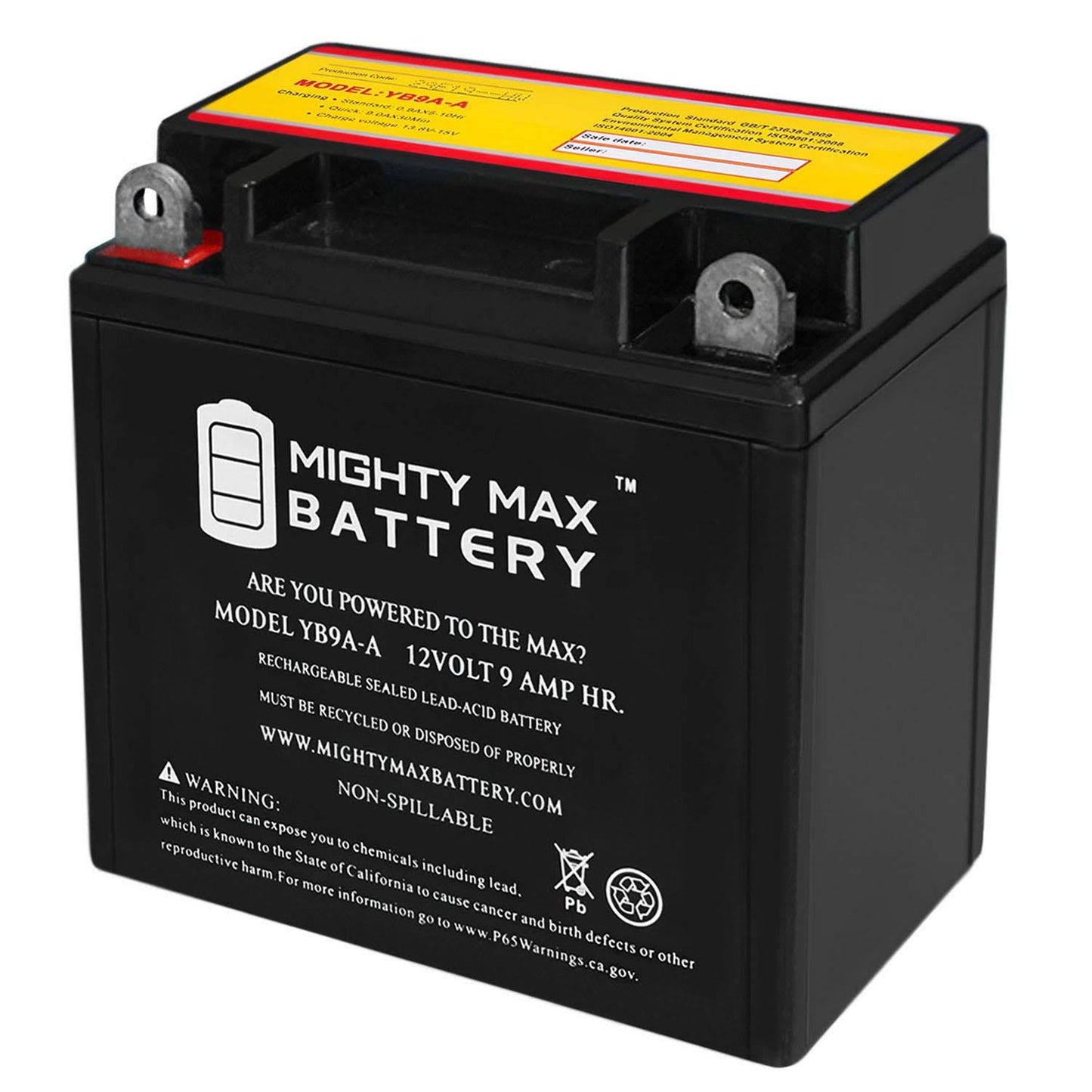 Yb9A-A 12V 9Ah Battery Replacement for Honda ATC 125 M CB9A-A 1985