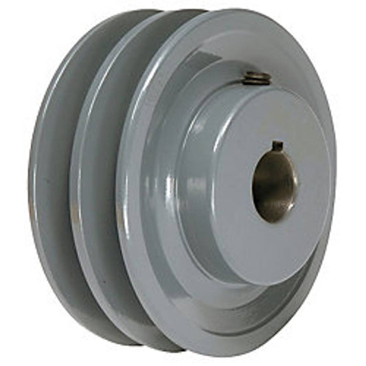 3.45 x 7/8 Double Groove AK Fixed Bore Pulley #2AK34X7/8