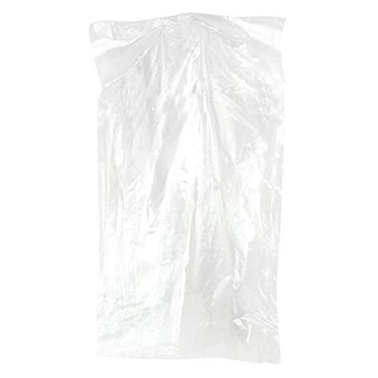 Zhiweikm Pack of 50 Garment Bag, Transparent Suit Bag,Clothing Dust Cover, Gown and Dress Dustproof Waterproof Storage Bag