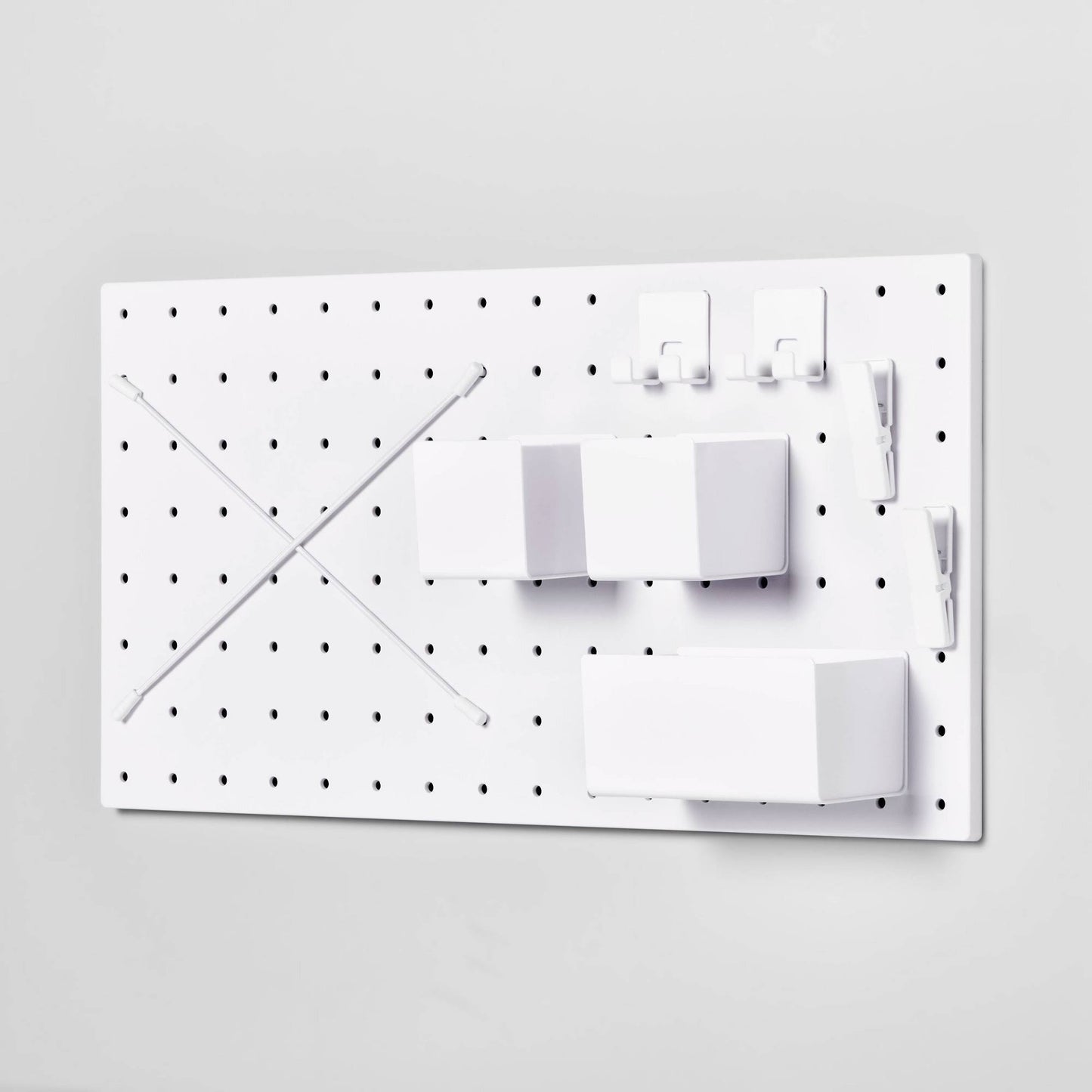 13 x 13 Pegboard Set White - Brightroom