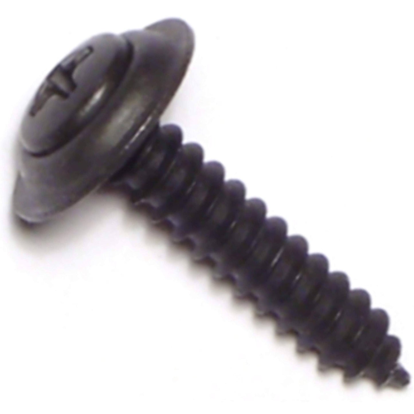 10 x 1 Black Phosphate Phillips Oval Trim Screws