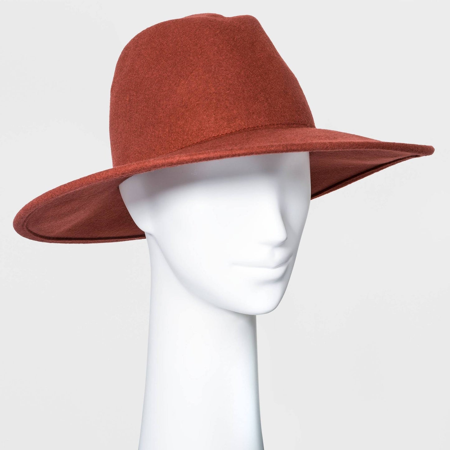 Wide Brim Felt Fedora Hat - Universal Thread Taupe