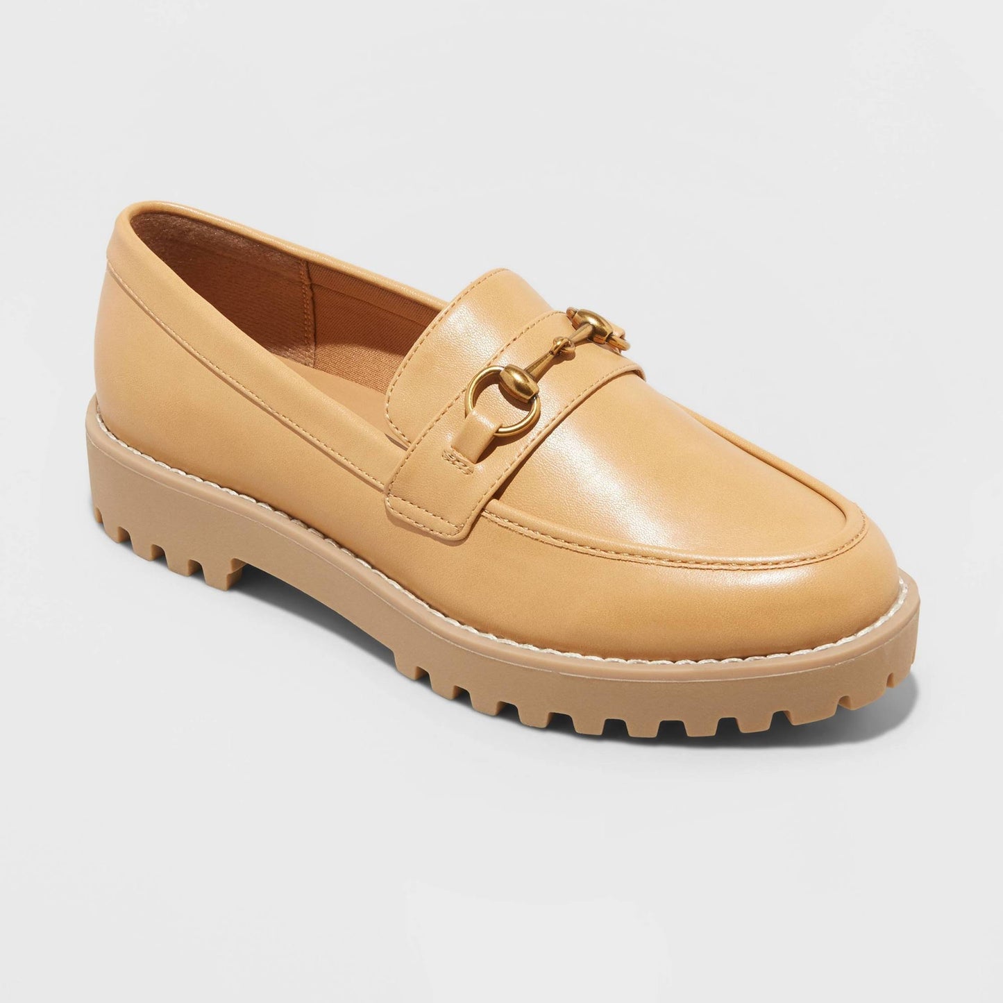 Womens Danica Platform Loafers - A New Day Tan 10, Womens