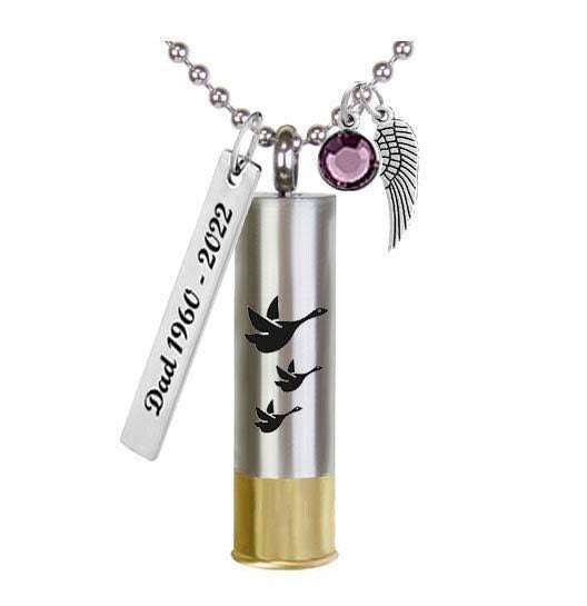 Acoustic Guitar Cylinder Pendant Urn - Love Charms Option