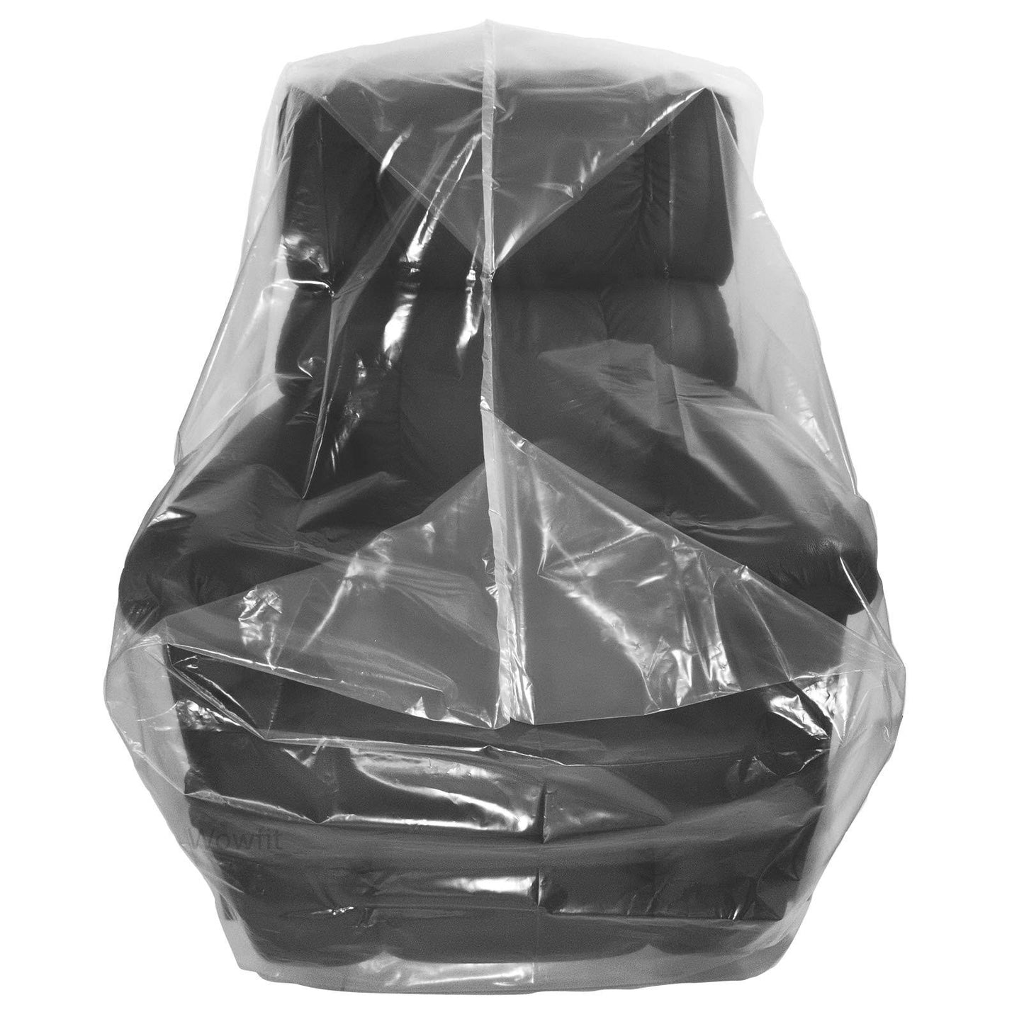 Wowfit Furniture Cover – Dust-proof Moving Bag for Chairs, Recliners, Moving Boxes – Clear & Odorless Plastic Bag for Moving – 4mil Thick Chair Cover