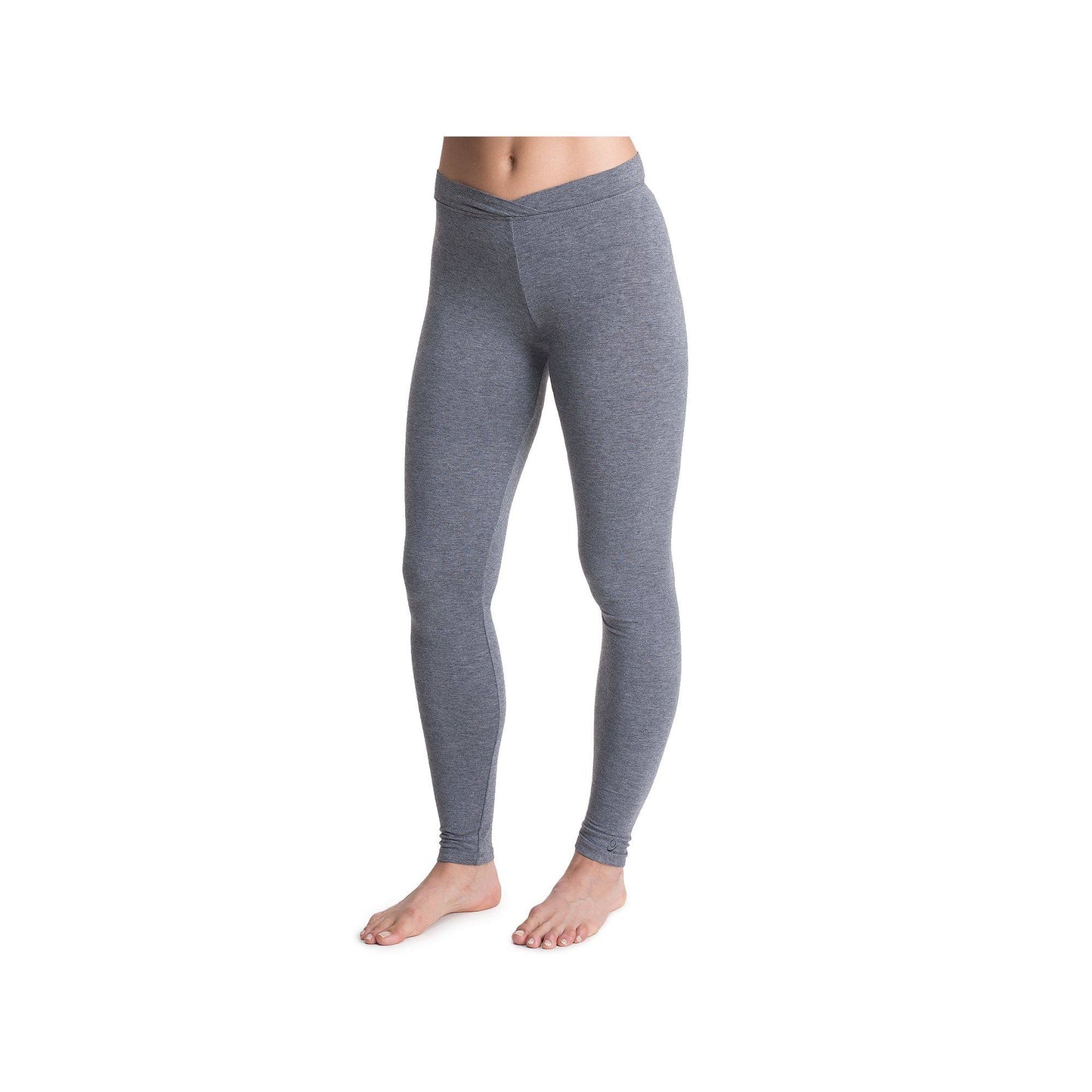 Womens Cuddl Duds Softwear with Stretch Leggings, Size: Medium, Grey